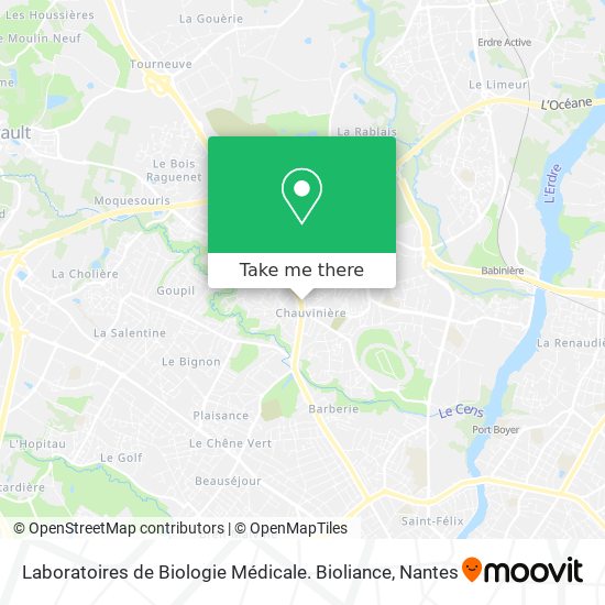 Laboratoires de Biologie Médicale. Bioliance map