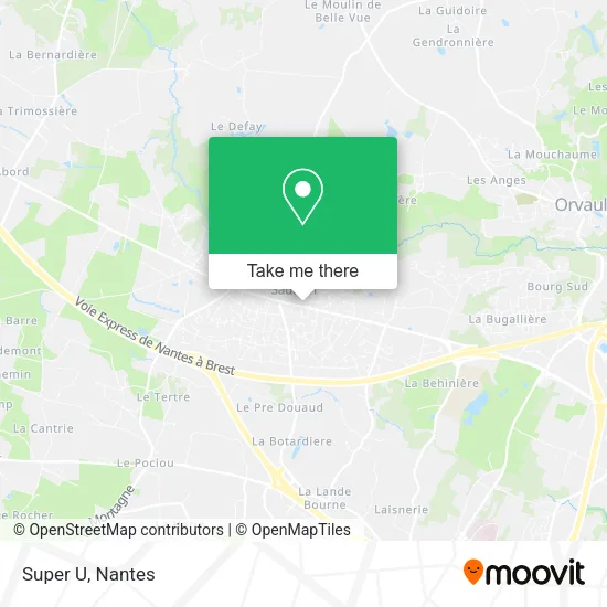 Super U map