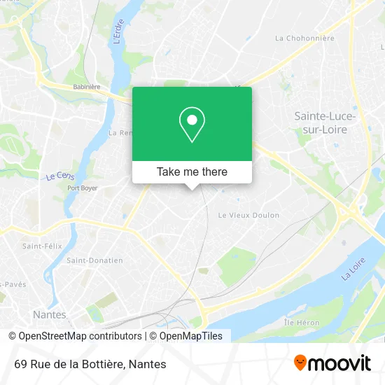 Mapa 69 Rue de la Bottière