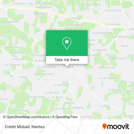 Crédit Mutuel map