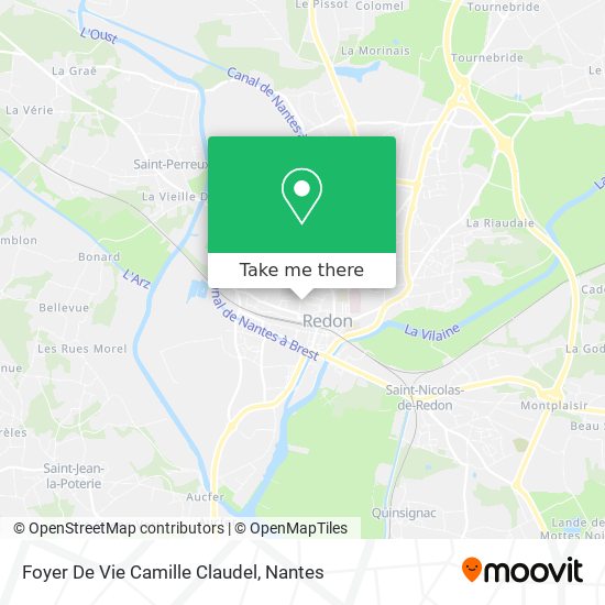 Foyer De Vie Camille Claudel map