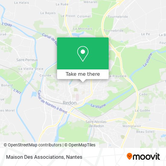 Maison Des Associations map