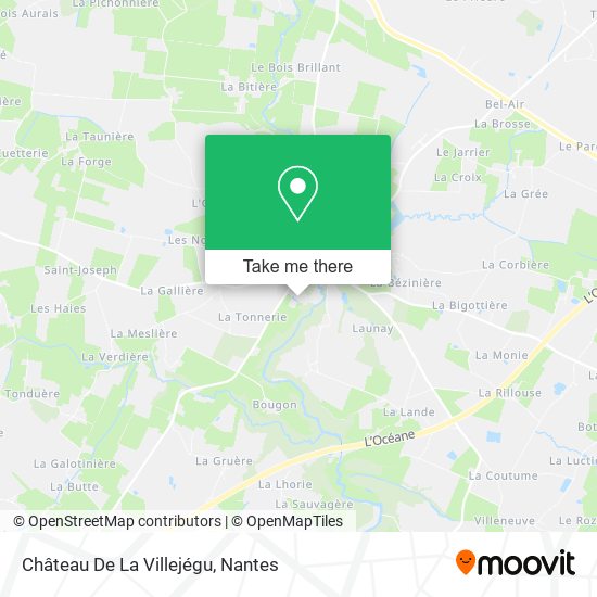Château De La Villejégu map