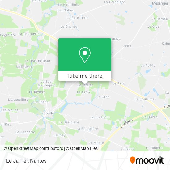 Le Jarrier map