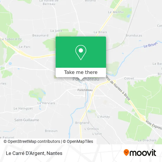 Le Carré D'Argent map