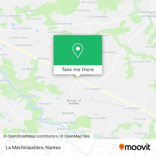 Mapa La Méchinaudière