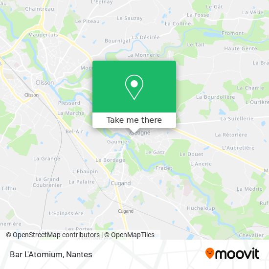 Bar L'Atomium map