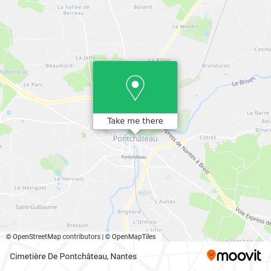Cimetière De Pontchâteau map