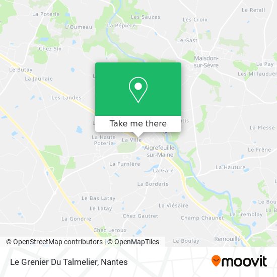 Le Grenier Du Talmelier map