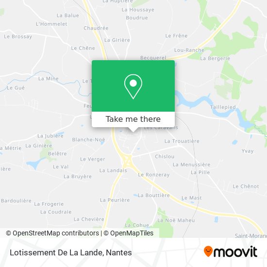 Lotissement De La Lande map
