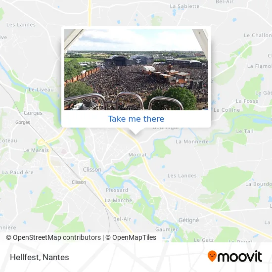 Mapa Hellfest