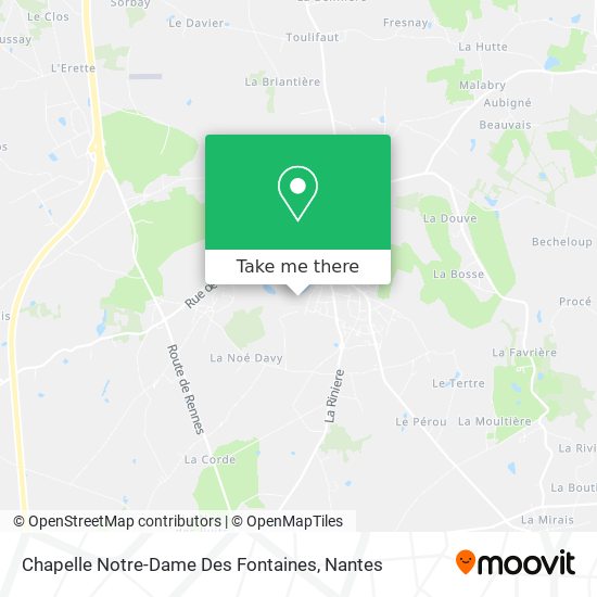 Chapelle Notre-Dame Des Fontaines map