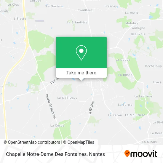 Chapelle Notre-Dame Des Fontaines map
