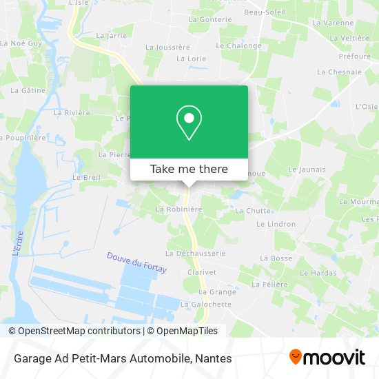 Garage Ad Petit-Mars Automobile map