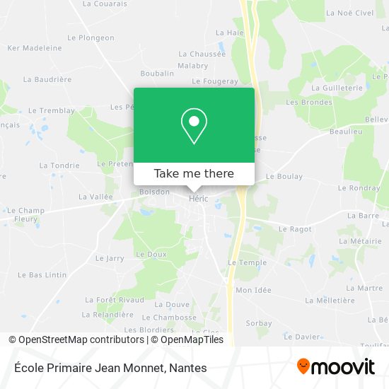 École Primaire Jean Monnet map