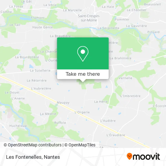 Les Fontenelles map