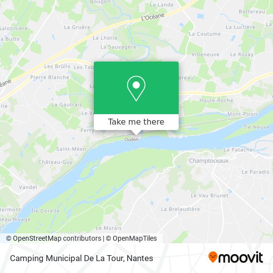 Camping Municipal De La Tour map