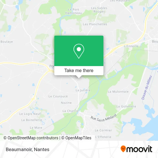 Mapa Beaumanoir