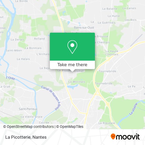 La Picotterie map