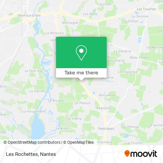 Les Rochettes map