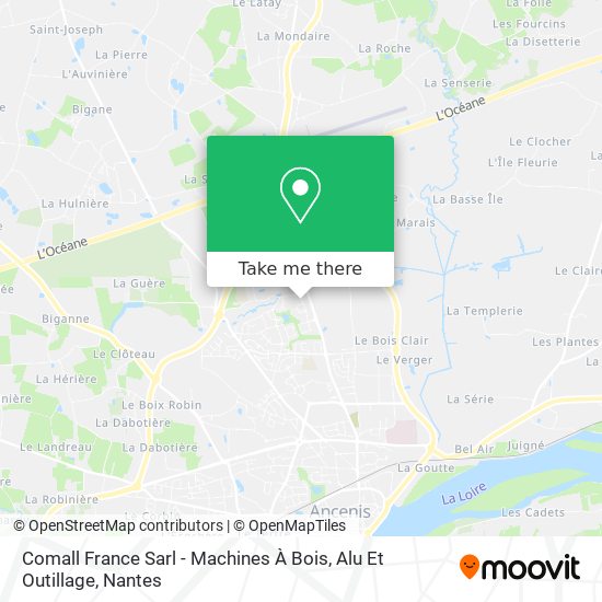 Comall France Sarl - Machines À Bois, Alu Et Outillage map