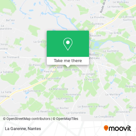 La Garenne map