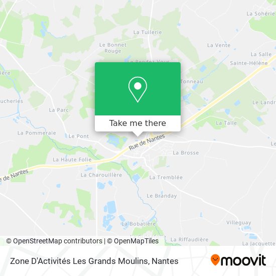 Zone D'Activités Les Grands Moulins map