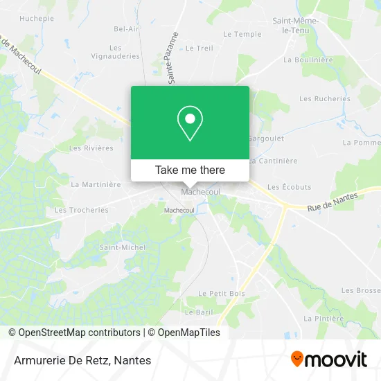 Mapa Armurerie De Retz