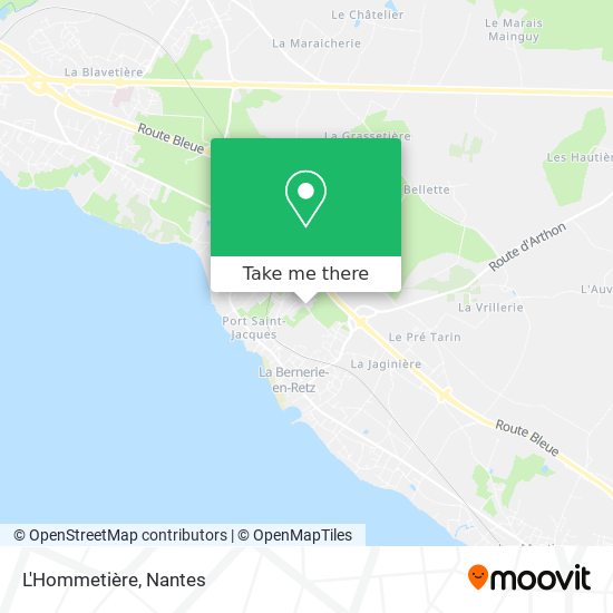 L'Hommetière map