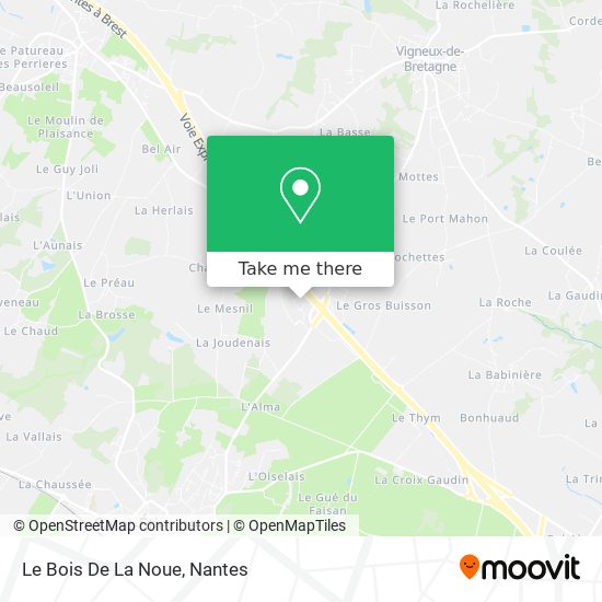 Le Bois De La Noue map