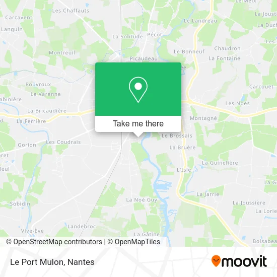 Le Port Mulon map