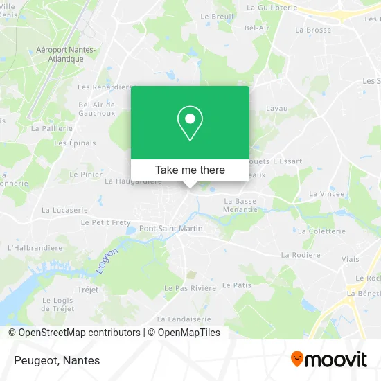Mapa Peugeot