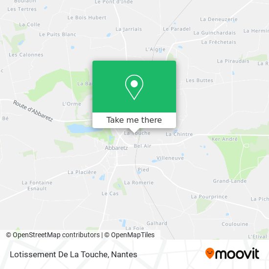 Lotissement De La Touche map