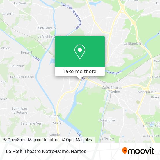 Le Petit Théâtre Notre-Dame map