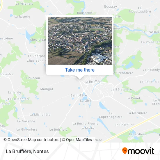 Mapa La Bruffière