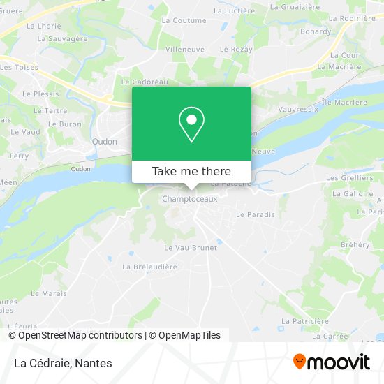 La Cédraie map