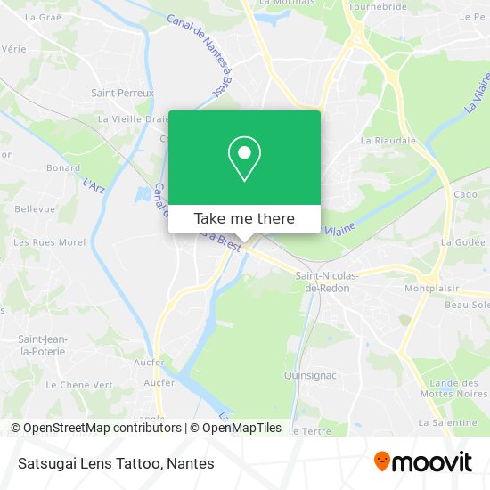 Satsugai Lens Tattoo map