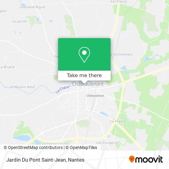 Jardin Du Pont Saint-Jean map
