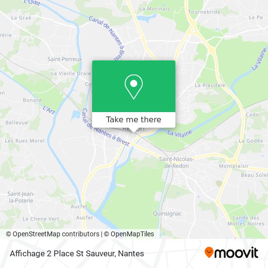 Affichage 2 Place St Sauveur map
