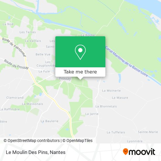 Le Moulin Des Pins map