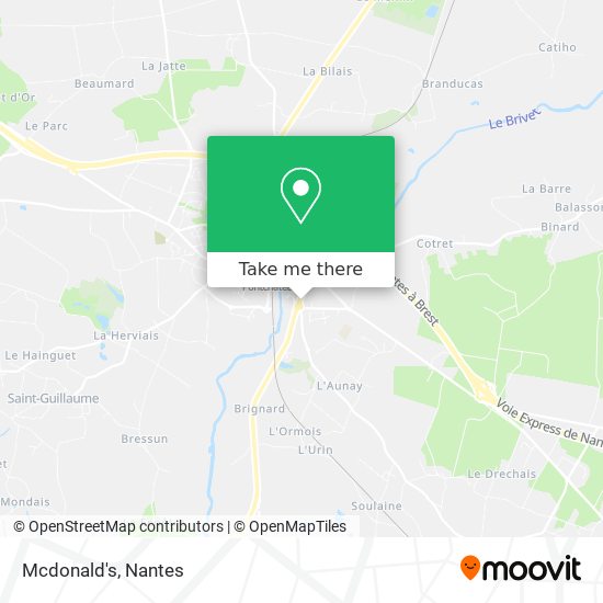 Mcdonald's map