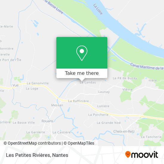 Les Petites Rivières map