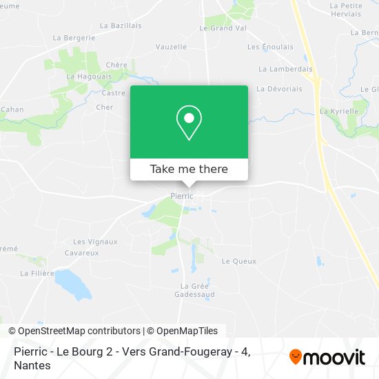 Pierric - Le Bourg 2 - Vers Grand-Fougeray - 4 map