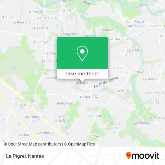 Le Pigrel map
