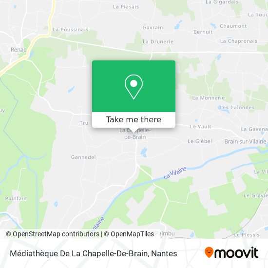 Médiathèque De La Chapelle-De-Brain map