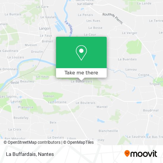 La Buffardais map