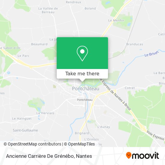 Ancienne Carrière De Grénébo map