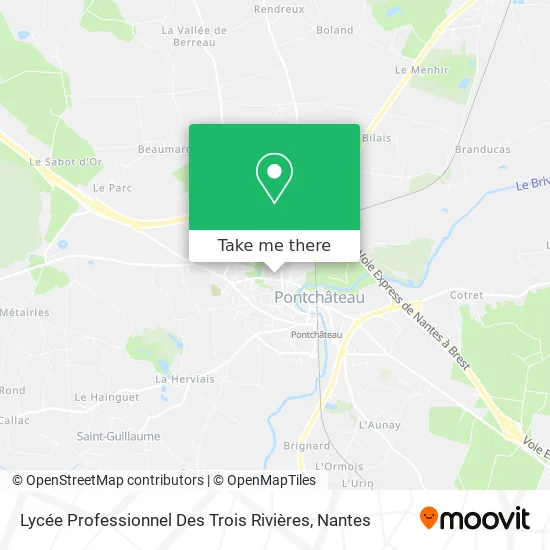 Lycée Professionnel Des Trois Rivières map