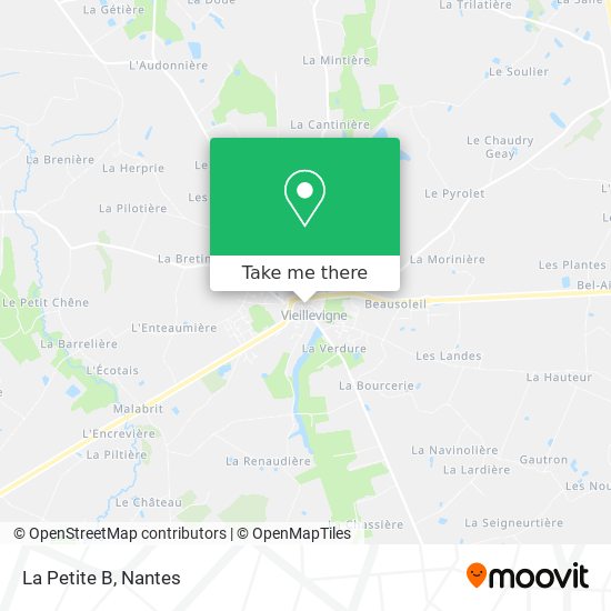La Petite B map