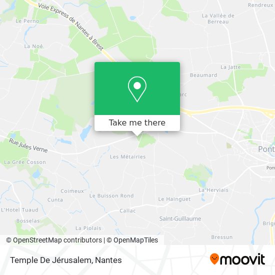 Temple De Jérusalem map